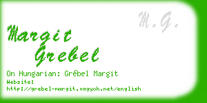 margit grebel business card